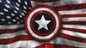 Abstract captain america american flag 3d wallpaper