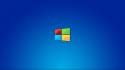 Blue minimalistic operating systems windows 8 wallpaper
