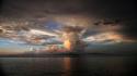 Clouds nature skyscapes sea wallpaper