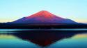 Japan mountains landscapes mount fuji volcanoes sea wallpaper