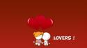 Love lovers hearts wallpaper