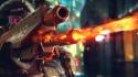 Video games guns bullets gunfire cyberpunk 2077 wallpaper