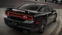 Cars vehicles dodge charger rear view wallpaper