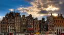 Cityscapes holland amsterdam view wallpaper
