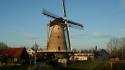 Cityscapes holland windmills wallpaper