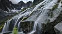 Mountains landscapes waterfalls national park wallpaper