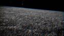 Outer space world planets grass sans blurred wallpaper