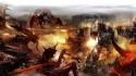 Chaos space marines tyranids warhammer 40,000 wallpaper