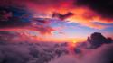 Clouds sun skyscapes skies wallpaper