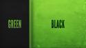 Green black typography colors wallpaper