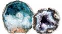 Metal earth rocks stones gems minerals geode rare wallpaper