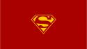 Red dc comics superman superheroes logo simple wallpaper