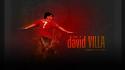Soccer spain david villa football player wallpaper