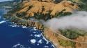 California highway aerial view wallpaper