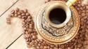 Coffee cups beans mokka wallpaper