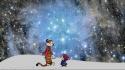 Snow outer space calvin and hobbes wallpaper
