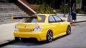 Subaru impreza grand theft auto iv yellow wallpaper