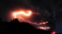 Volcanoes lightning volcano puyehue wallpaper