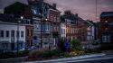 Cityscapes houses urban buildings wallpaper