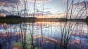 Clouds lakes hdr photography flora reflections wallpaper
