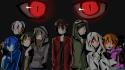 Hair red short twintails male kagerou project wallpaper