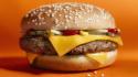 Roll cheese fast hamburgers big mac sesame wallpaper