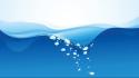 Blue waves illustrations water wave vector art wallpaper