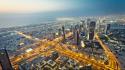 Dubai city lights cities skies wallpaper