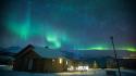 Landscapes aurora borealis wallpaper