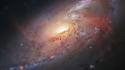 Outer space galaxies hubble m106 wallpaper