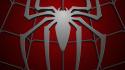 Red white spider-man logo wallpaper