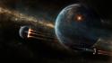 Science planets fiction space wallpaper