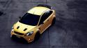 Streets yellow cars ford focus rs wallpaper