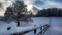 Landscapes nature winter snow protection wallpaper