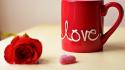 Love cups quotes wallpaper
