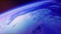 World planets earth atmosphere satellite image sea wallpaper