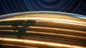 Outer space lights stars earth international station wallpaper