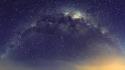 Outer space stars galaxies milky way wallpaper