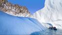 Sound icebergs greenland wallpaper