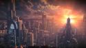 Video games cityscapes skyscrapers sunlight bulletstorm wallpaper