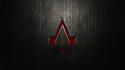 Games black assassin assassins creed red symbol wallpaper