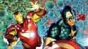 Iron man comics captain america wallpaper