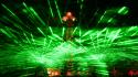 Party stage q-dance q-base 2012 lasers wallpaper