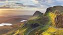Scotland roads panorama lakes isle of skye wallpaper