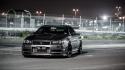 Cars nissan skyline r34 gt-r front angle view wallpaper