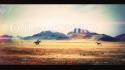 Cowboys film horses posters montage photomanipulation corrida wallpaper