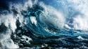 Ocean waves storm sea wallpaper