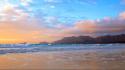 Sunrise ocean landscapes nature beach wallpaper