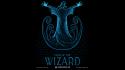 Zodiac robes wizards artwork characters black background wallpaper