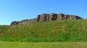 Cliffs scotland hdr photography clear blue sky wallpaper